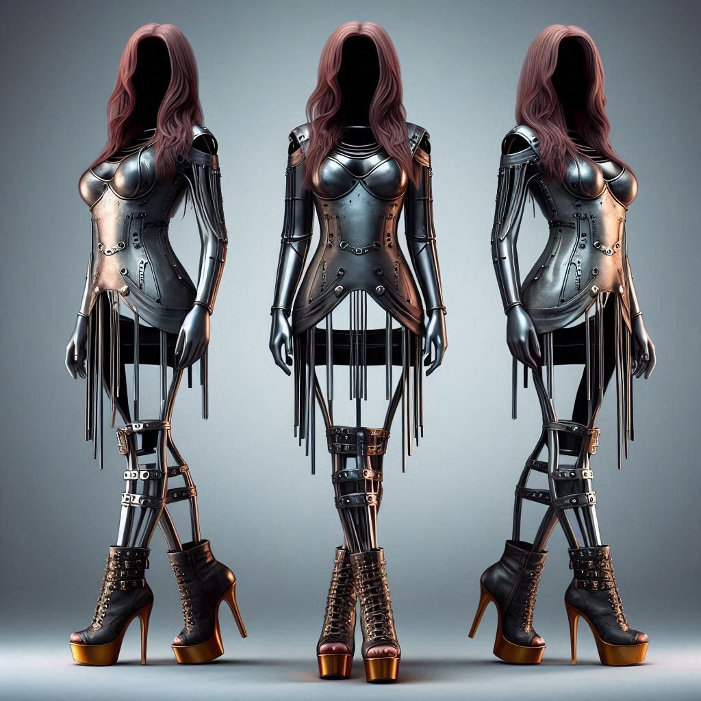 Armour, wig included