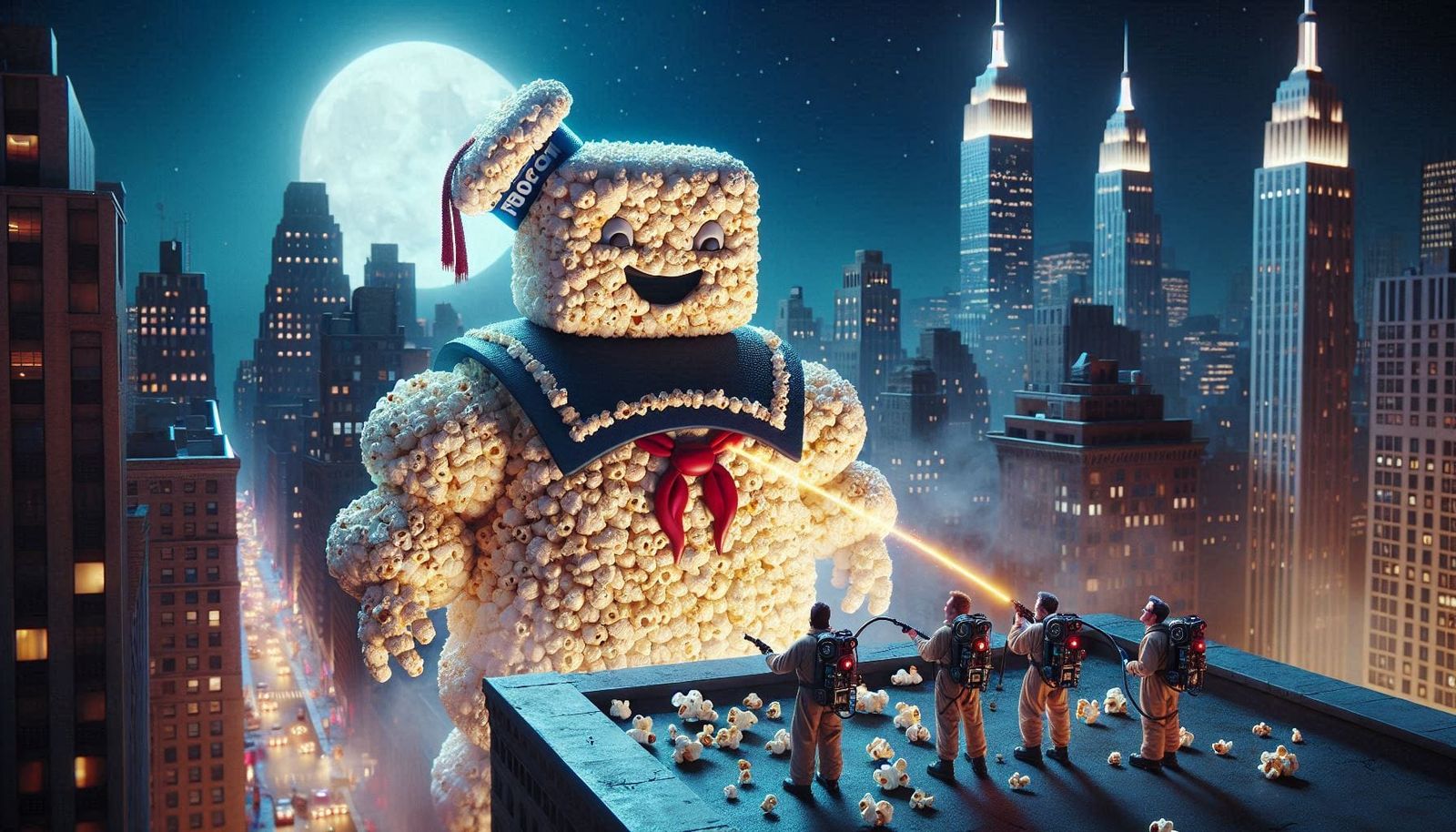 Stay Puft Popcorn Man