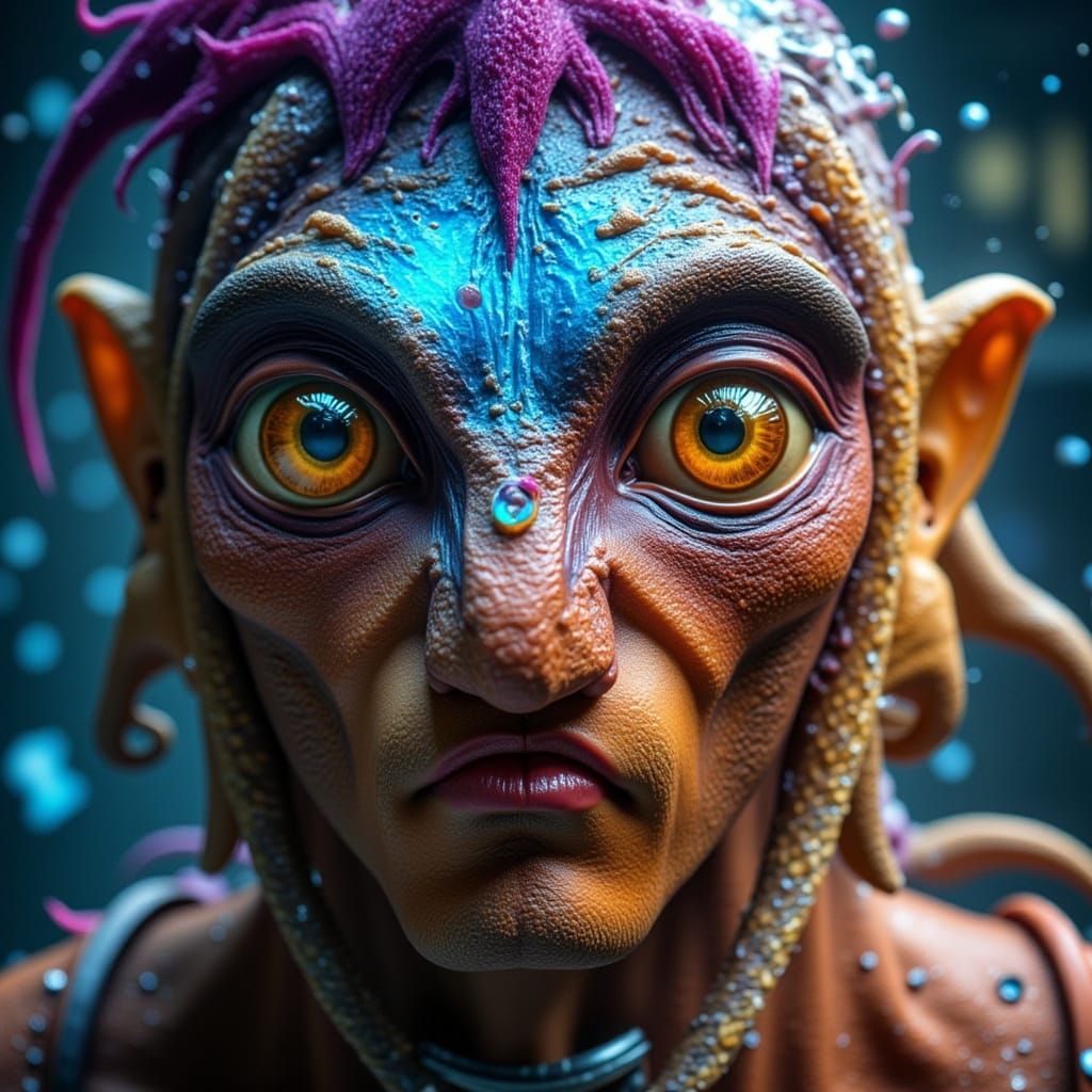 Glass-Jawed Space Shark with Mischief Symbiotes