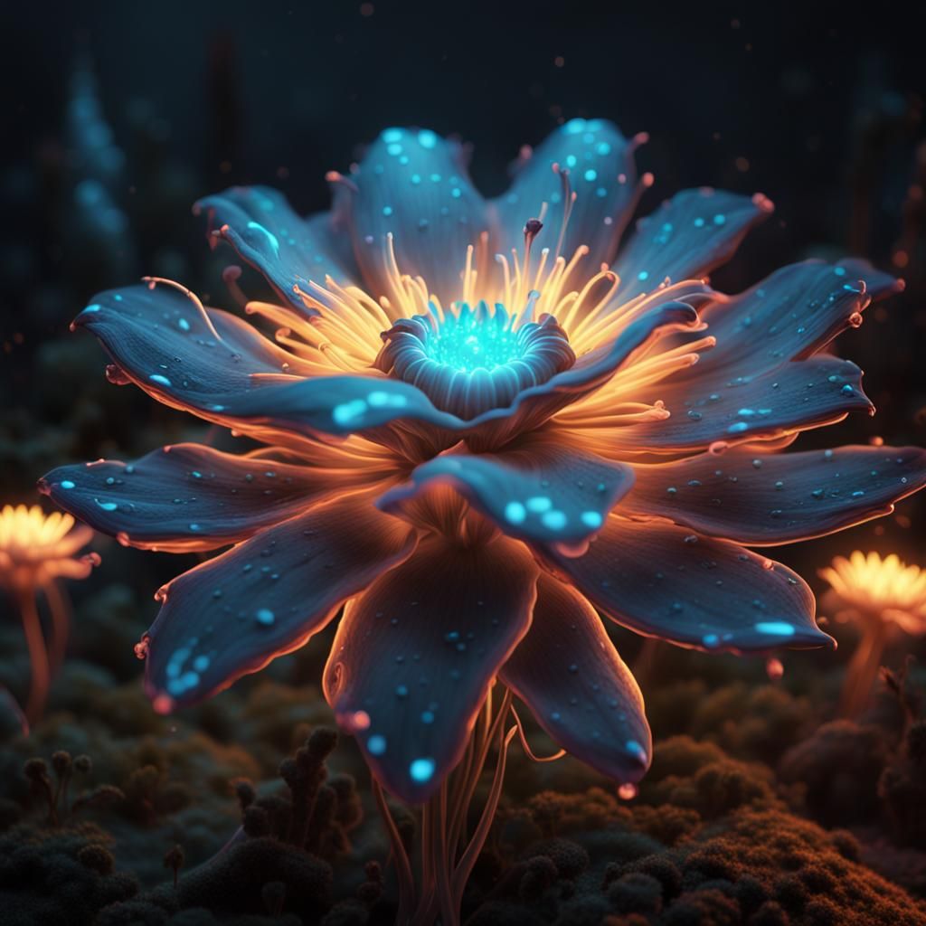 Blossoms in the dark!  by @Brittany Mitchell