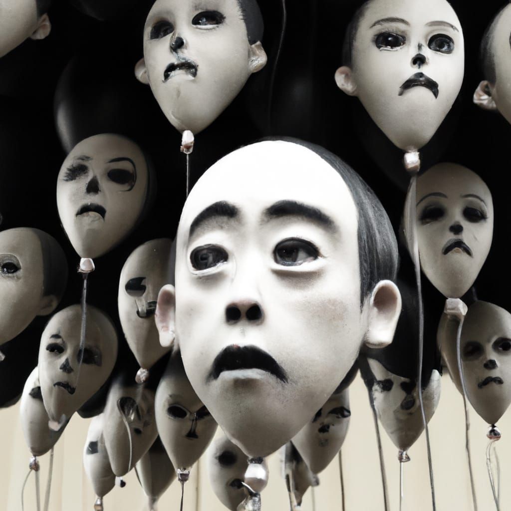 Junji Ito Hanging Balloon Heads