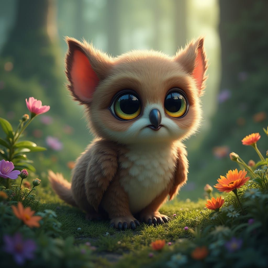 Owlbear Cub  by @HermioneSheHulkNinja