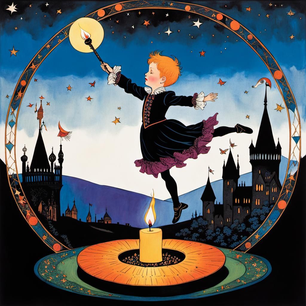 Jack be nimble, Jack be quick, Jack jump over the candle stick. AI