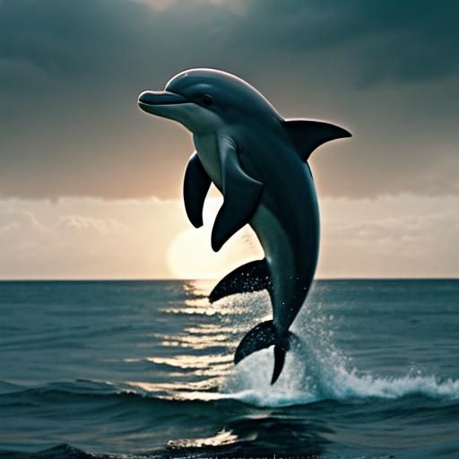 Dolphin playing with a ball