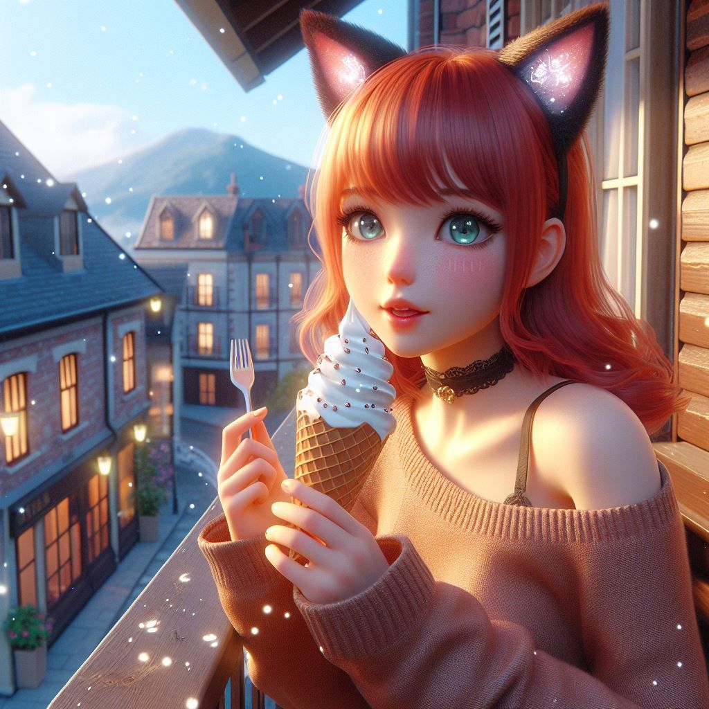 Redhead Cutie Pie Ice Cream