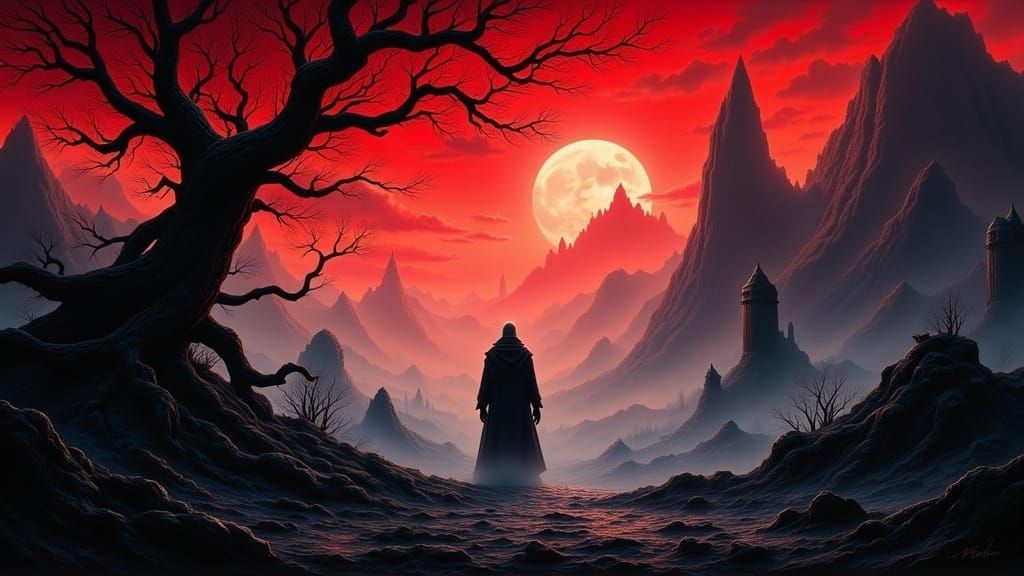  <lora:Latina Warrioress:1.0>"Nightmares" dark fantasy horror