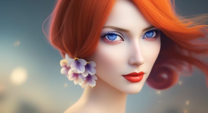 Redhead Woman