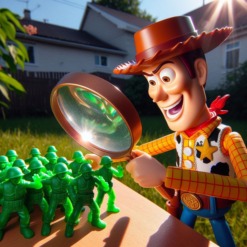 Woody is possessed...