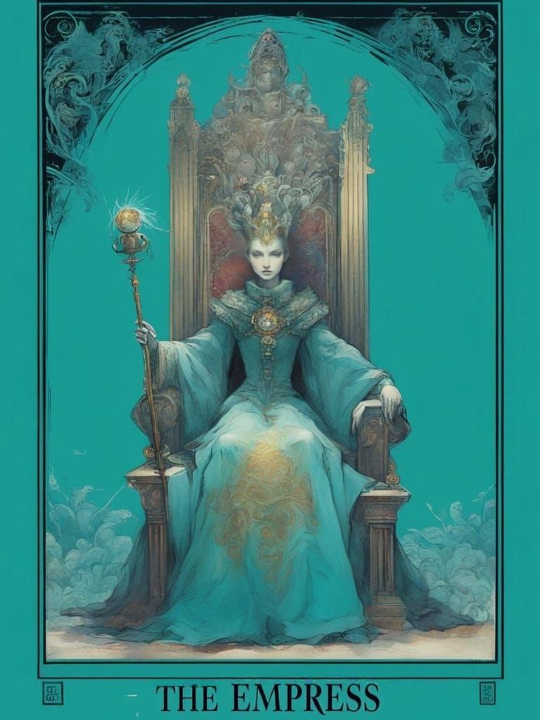 The Empress in Blue