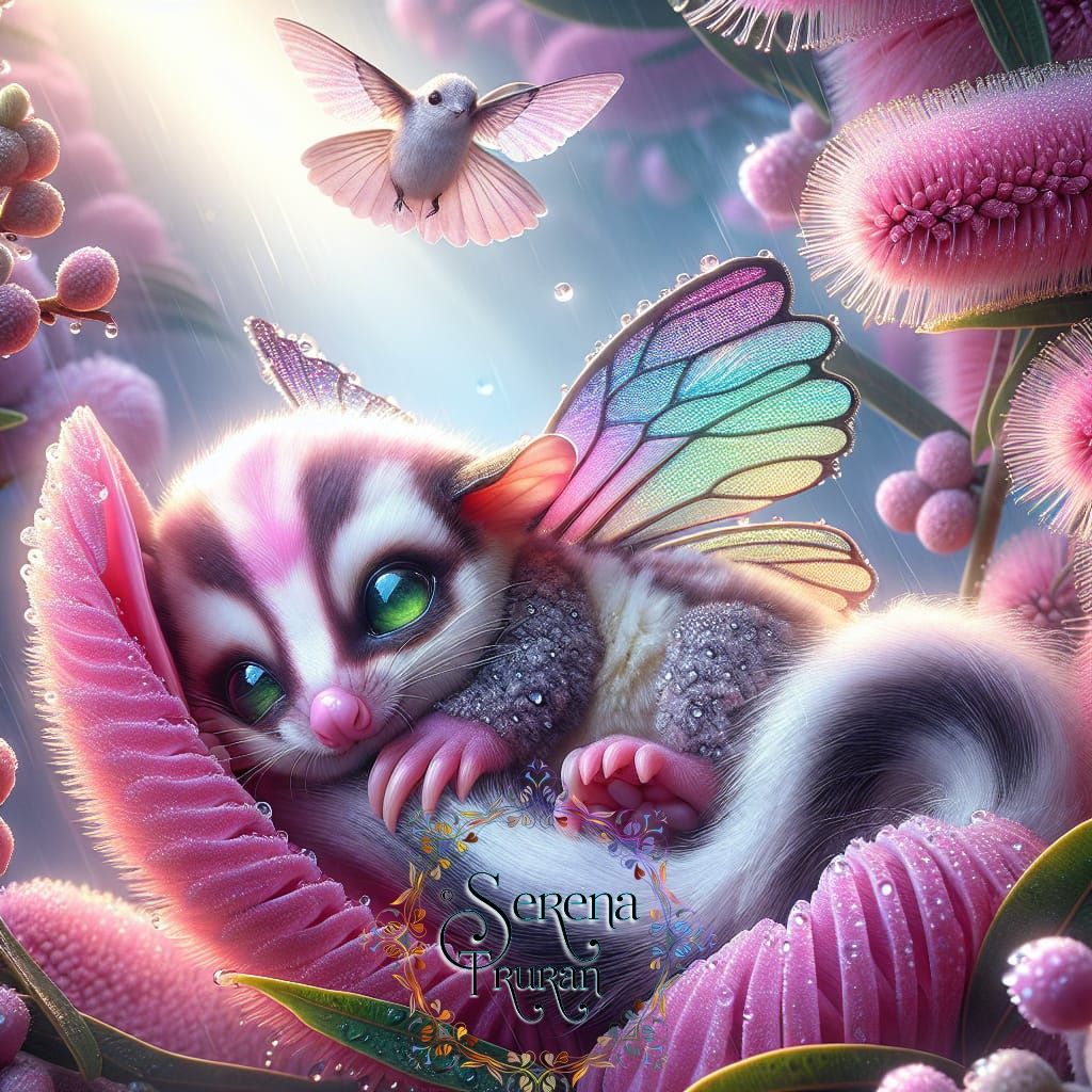Rainbow Oz Fritter, Pinky