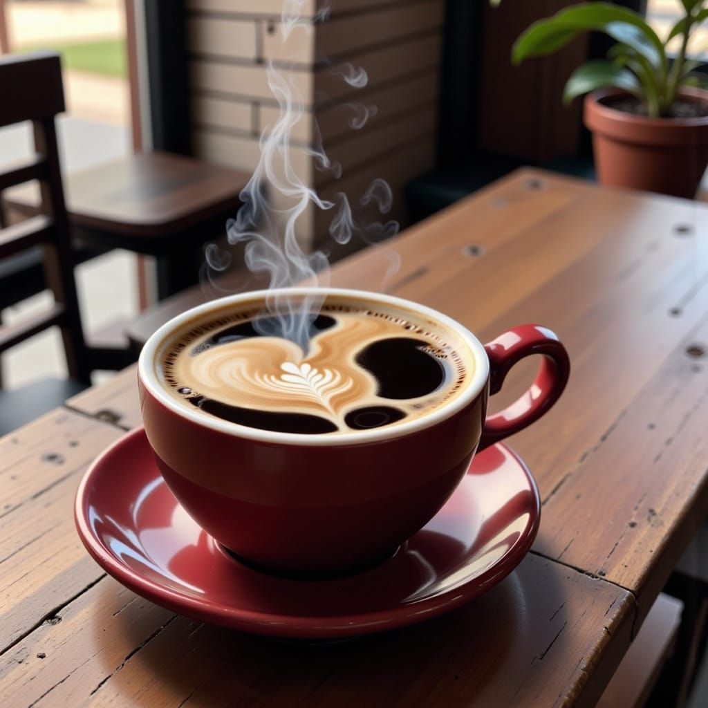 <lora:Coffee Mania Fx:1.0>, coffee,  coffee cup, hyperrealism, photorealism