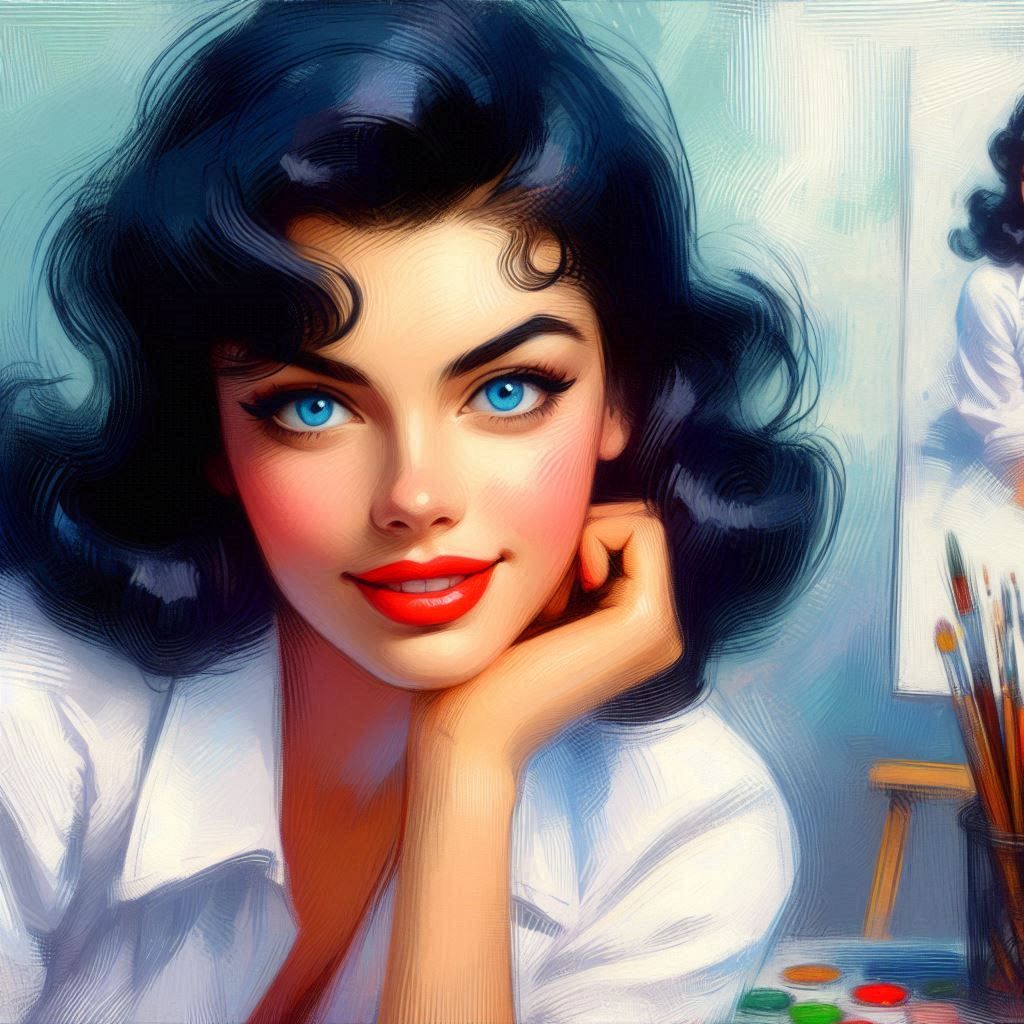 "You wanna' paint my picture?"