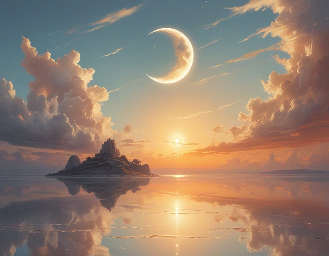 In those bygone days, the world existed in perfect harmony, where the sun and the moon danced together in a celestial embrace, illuminating ...