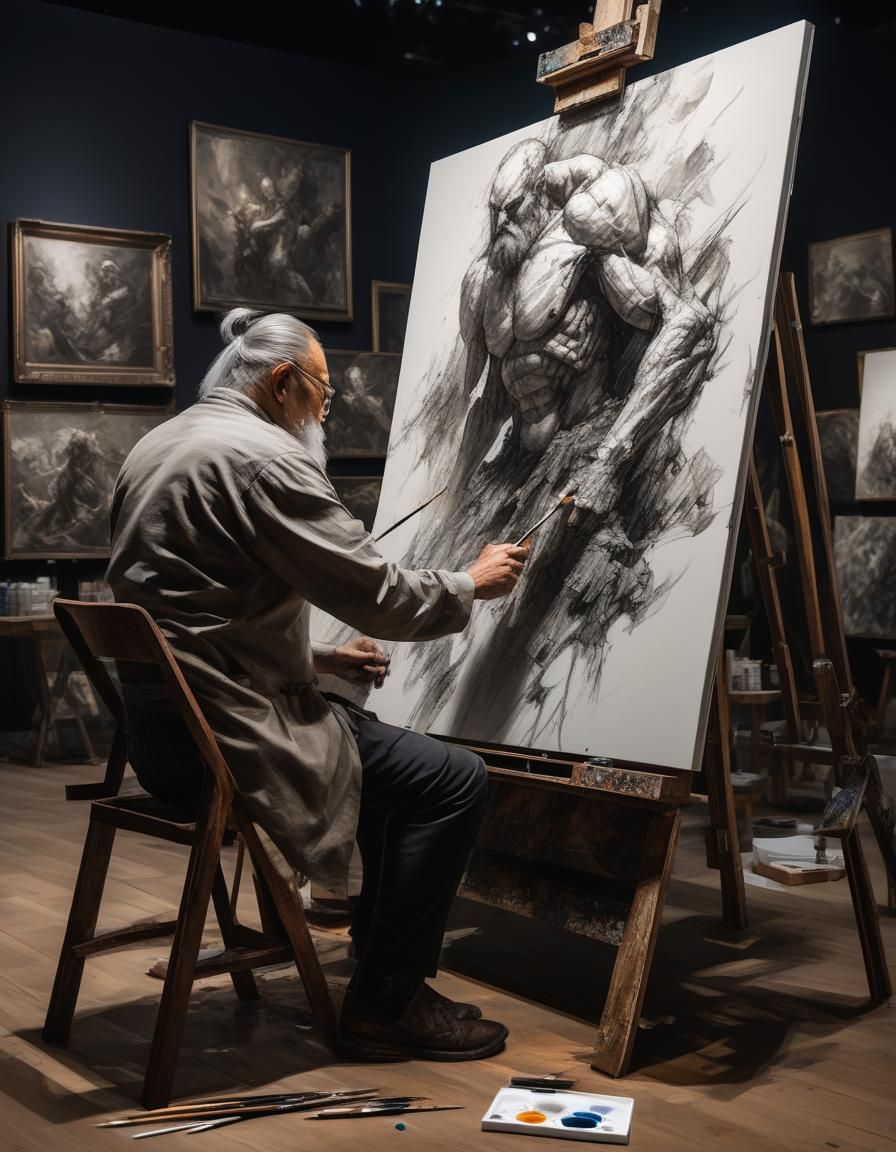 The Artist   by @Dea