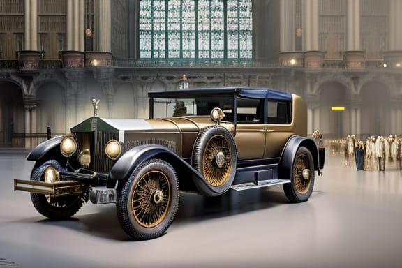 [Rolls Royce Twenty], 1923: intricately detailed photorealistic ...