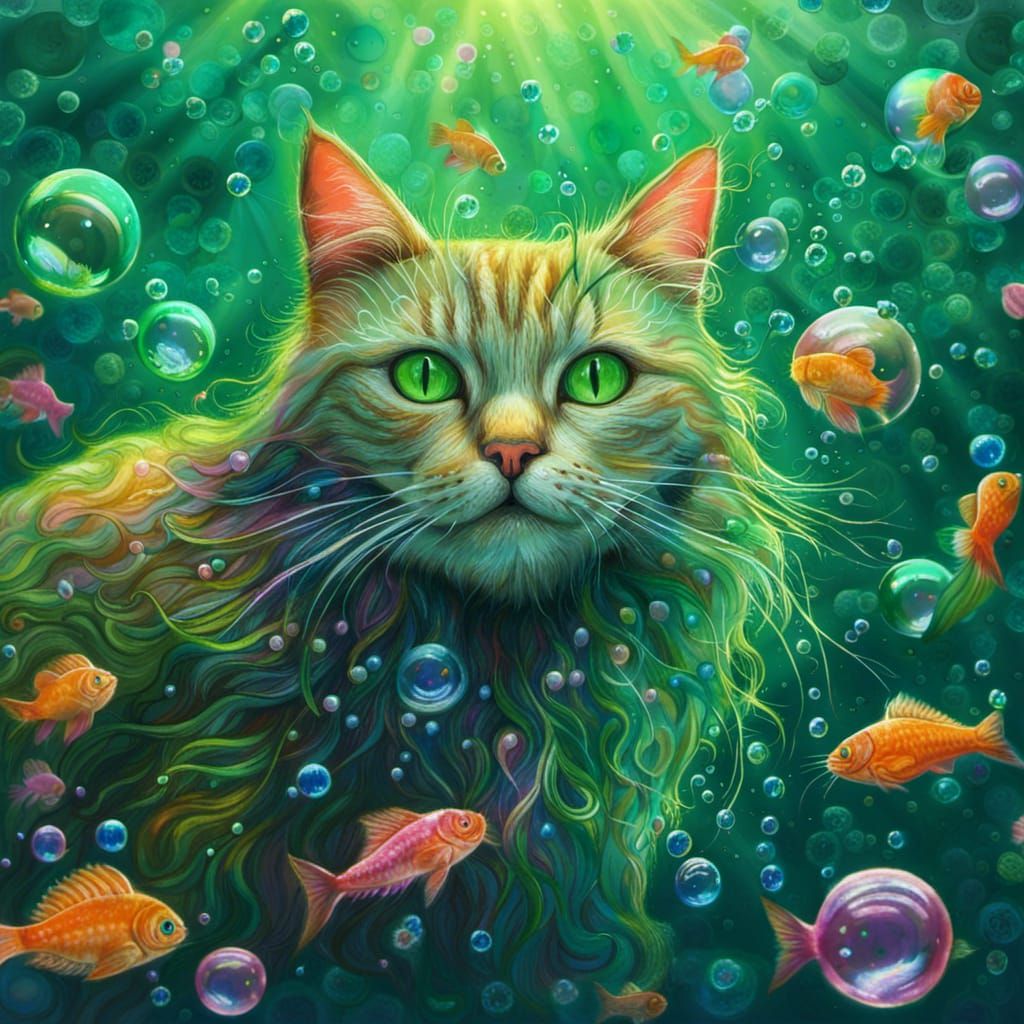 Hippie the Water Cat
