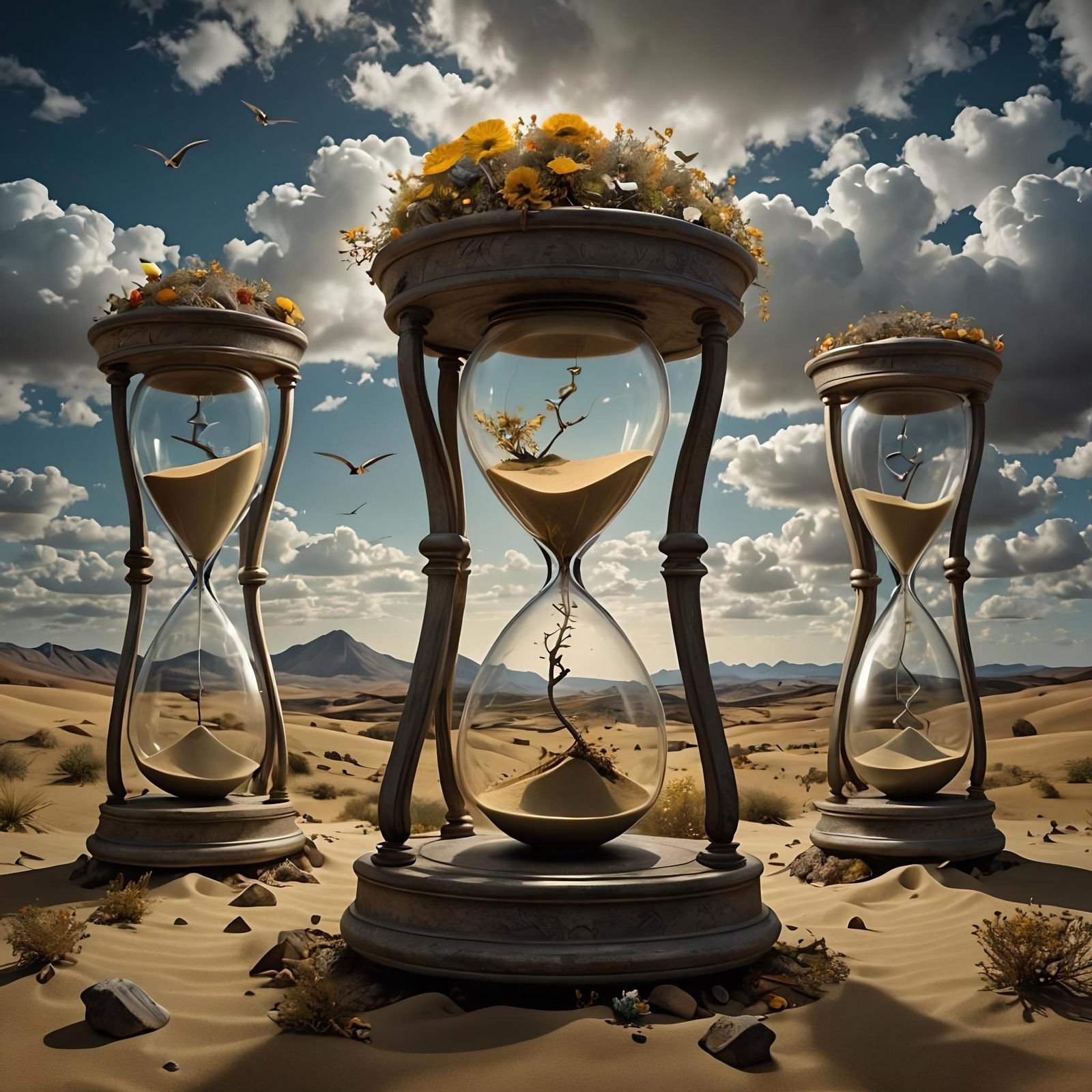 Surreal Units of Time  by @madalina