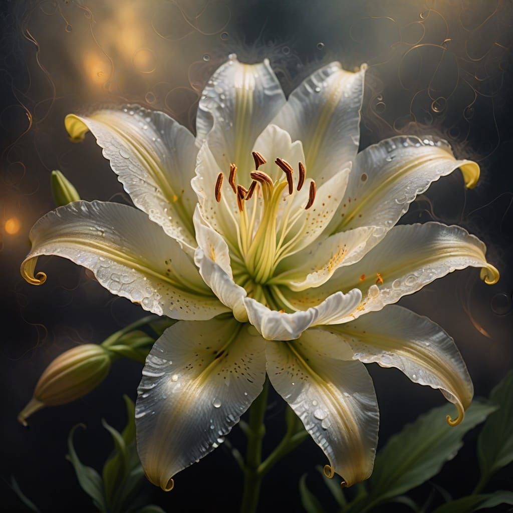 Closeup of lily  by @Greyman