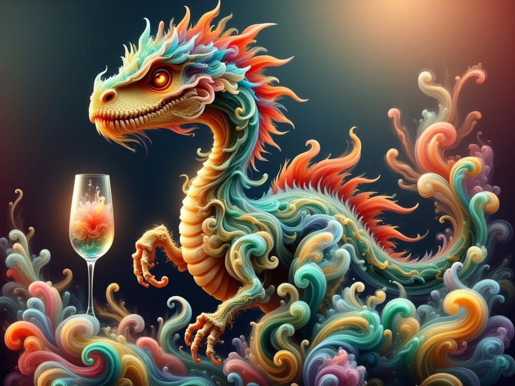 Raptor of the Rainbow Winds  by @Arrogante