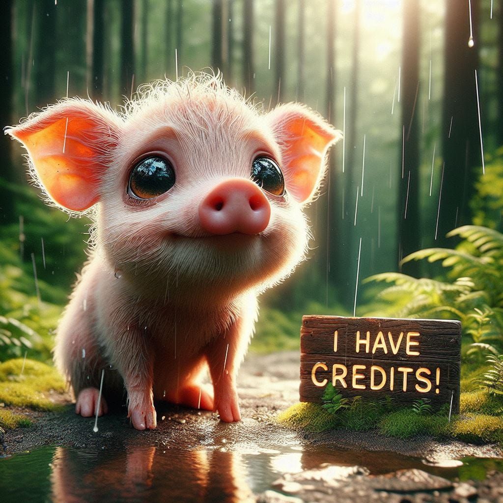 Piglet has Credits -Here's A Few of his NOT very secret tric...