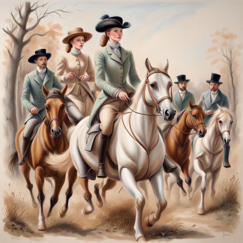 Hunting scene