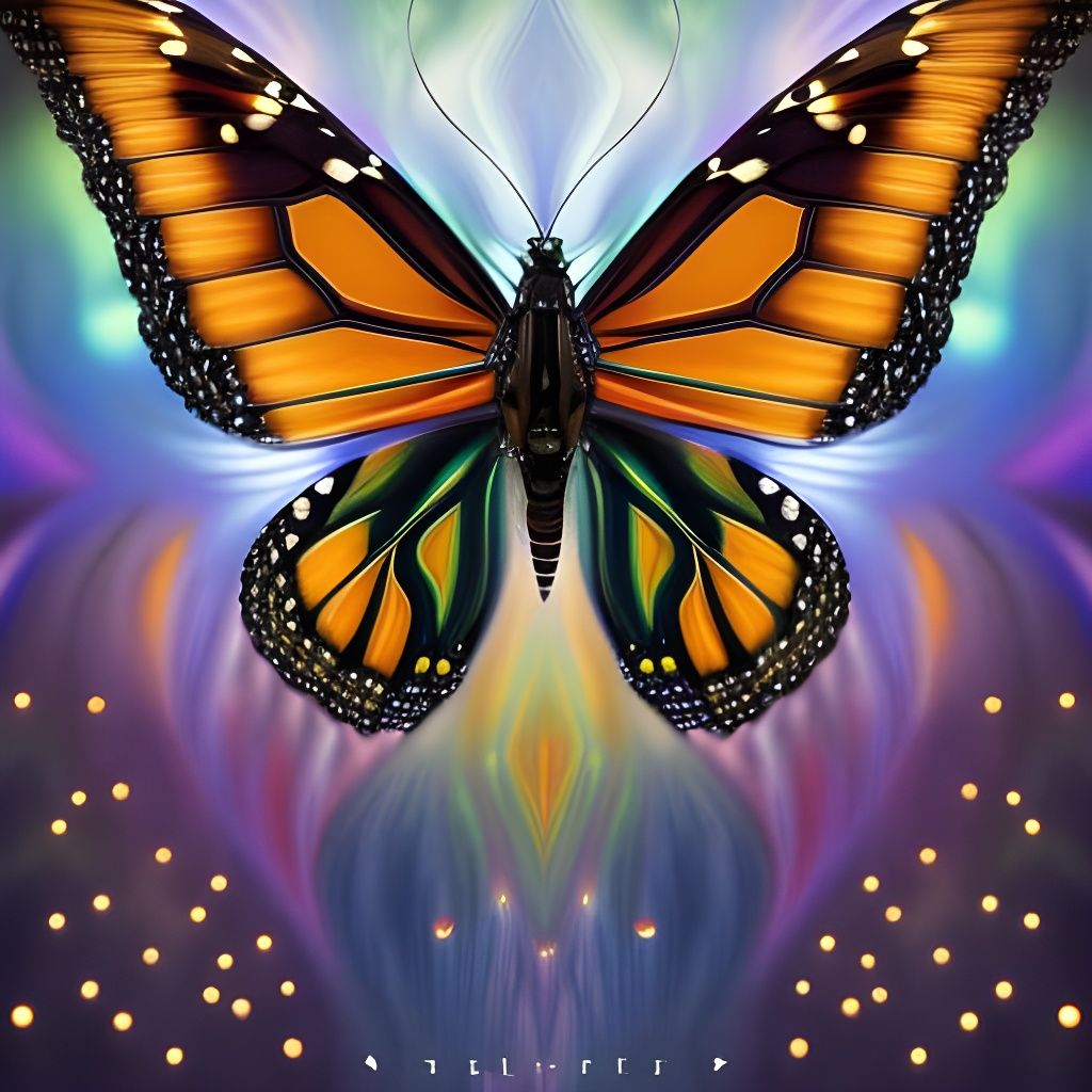 Monarch butterfly - AI Generated Artwork - NightCafe Creator