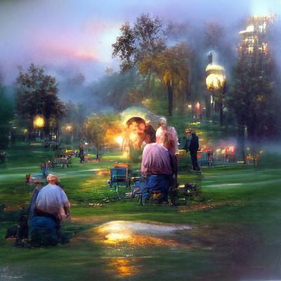 passionate souls in the park