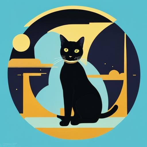 And the quiet cat
 sitting by the post
Perceives the moon