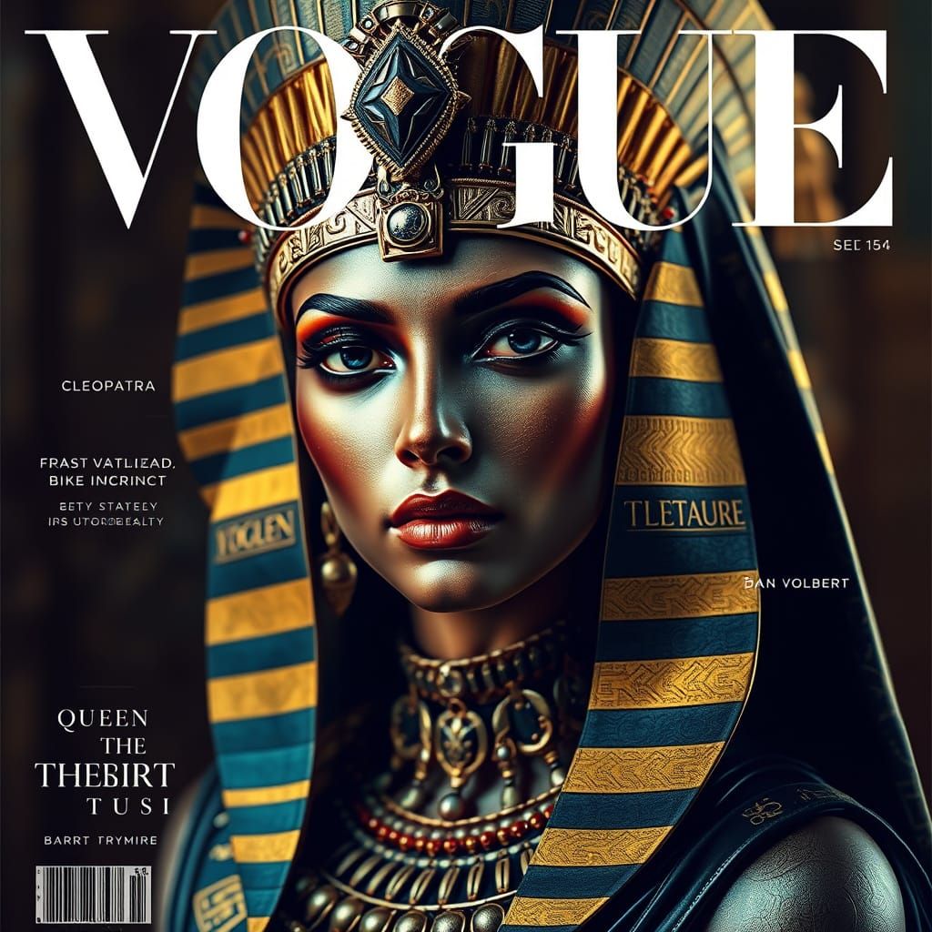 Vogue featuring Cleopatra  by @Lady Anne