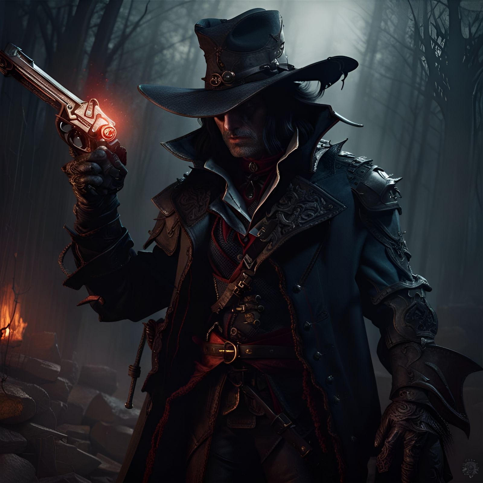 Van Helsing Vampire Hunter - AI Generated Artwork - NightCafe Creator