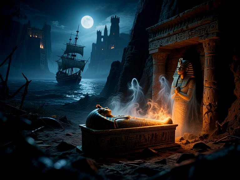 10/13/2025-Haunted Places Art By Archangel Tara