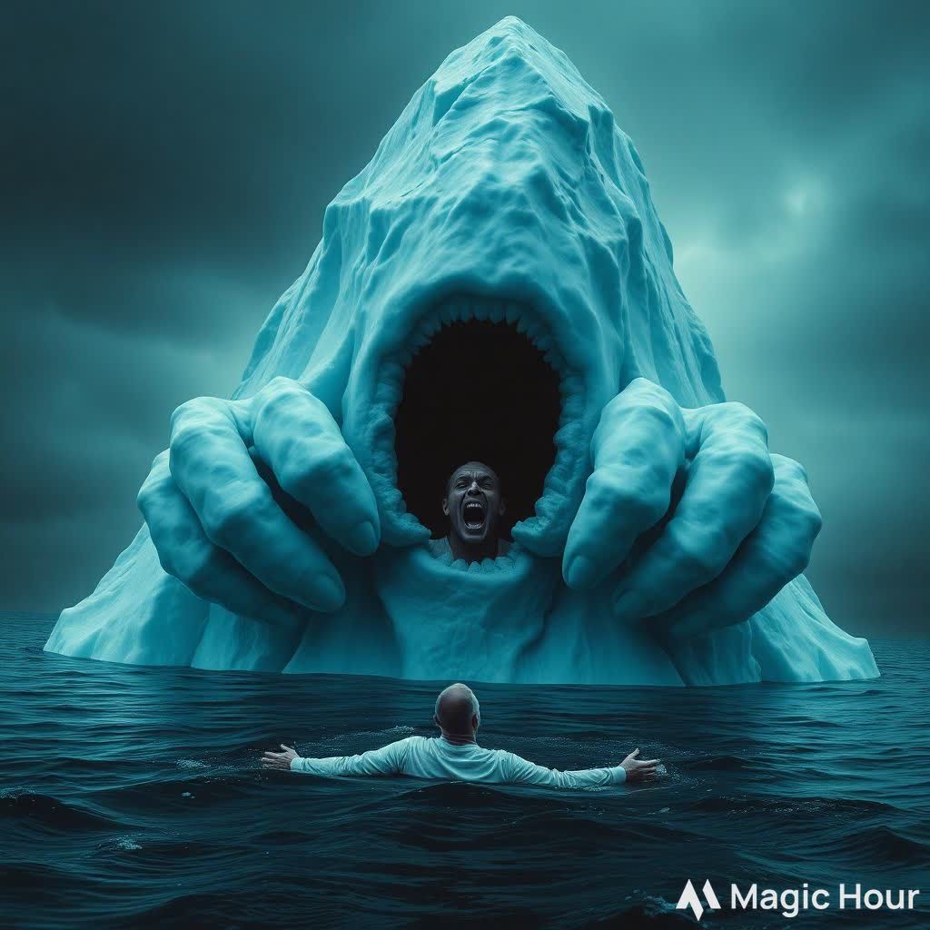 Scary horror art creation of 1997 the bloop sound if it was ...