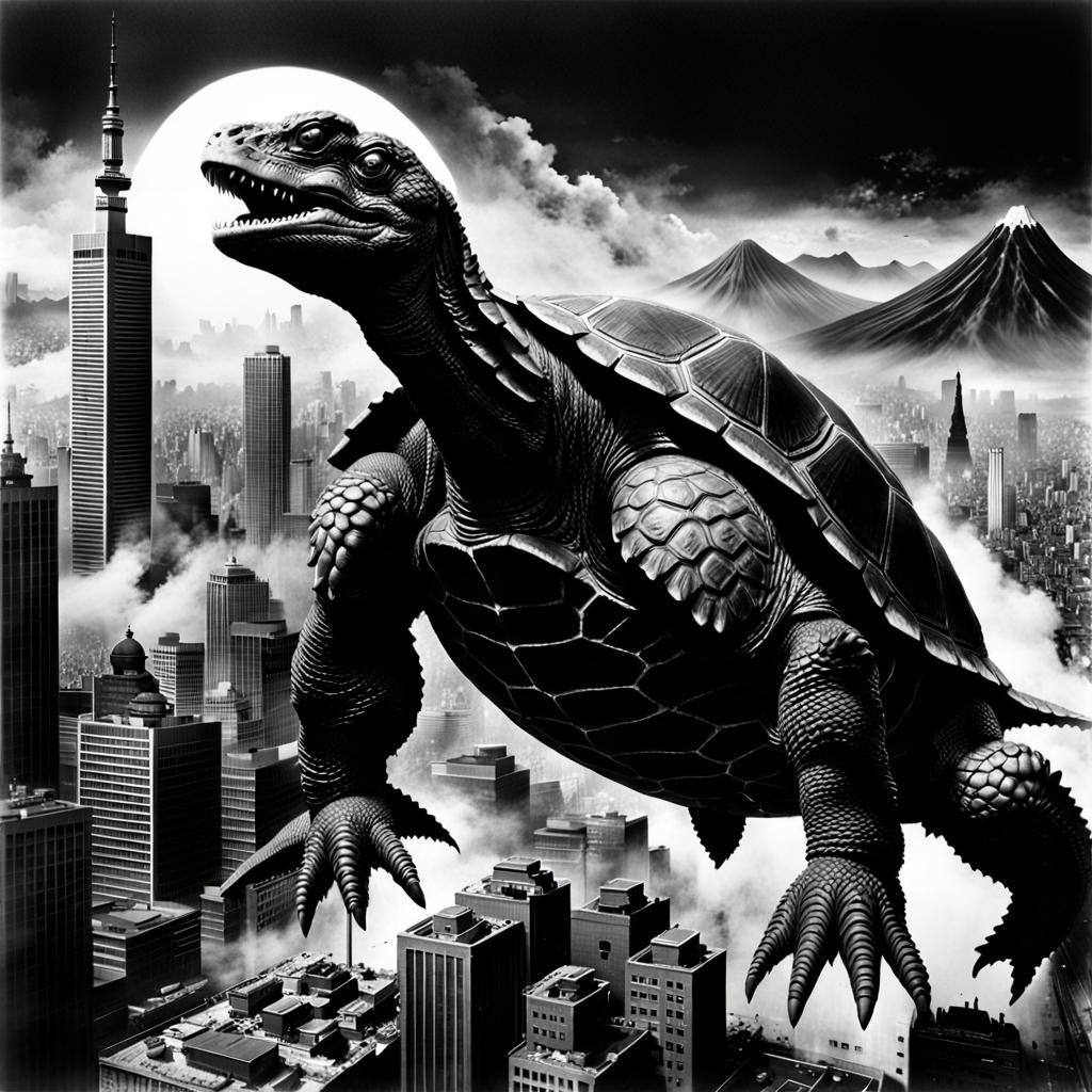 Gamera - AI Generated Artwork - NightCafe Creator