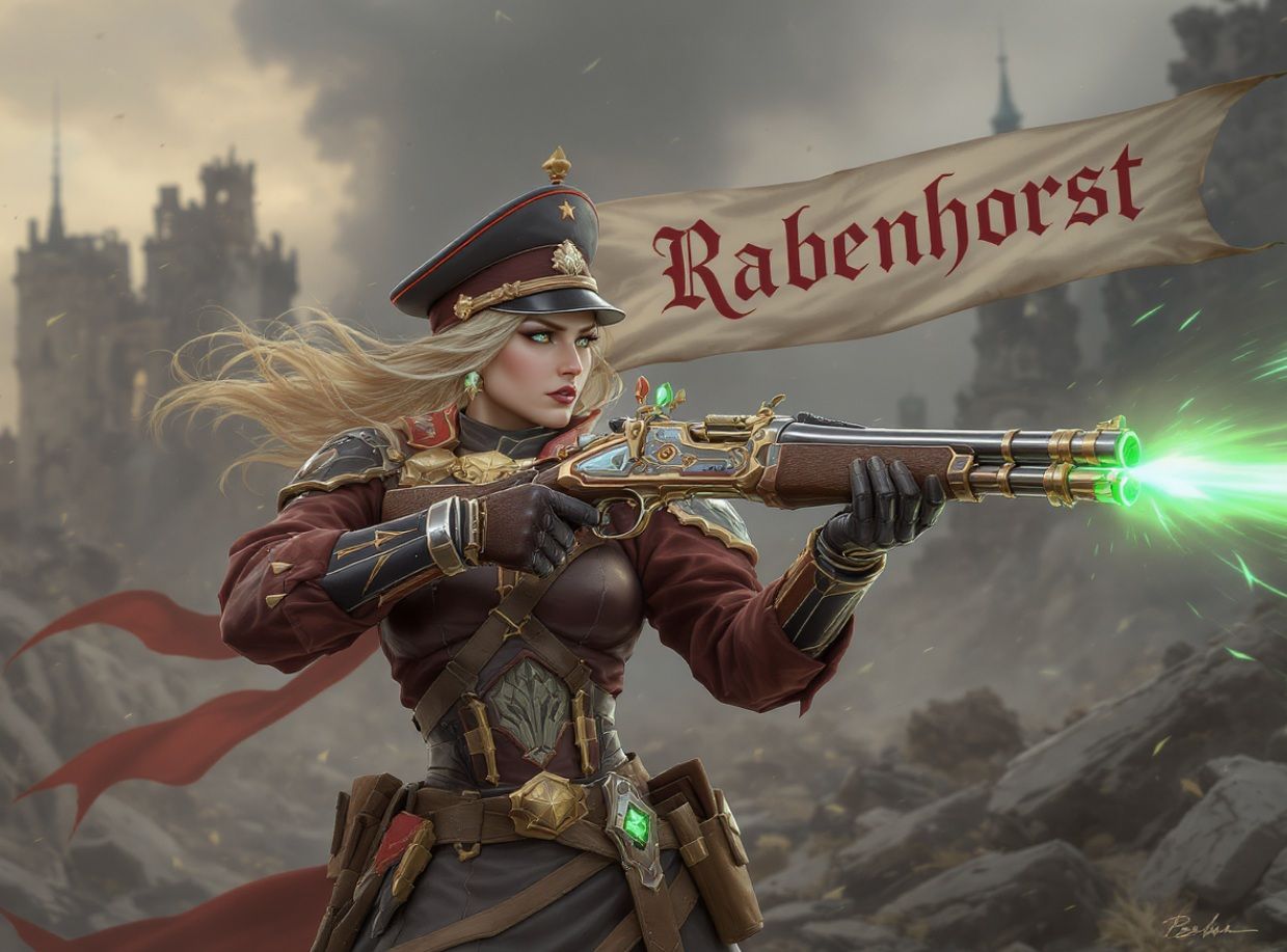 Steampunk soviet girl