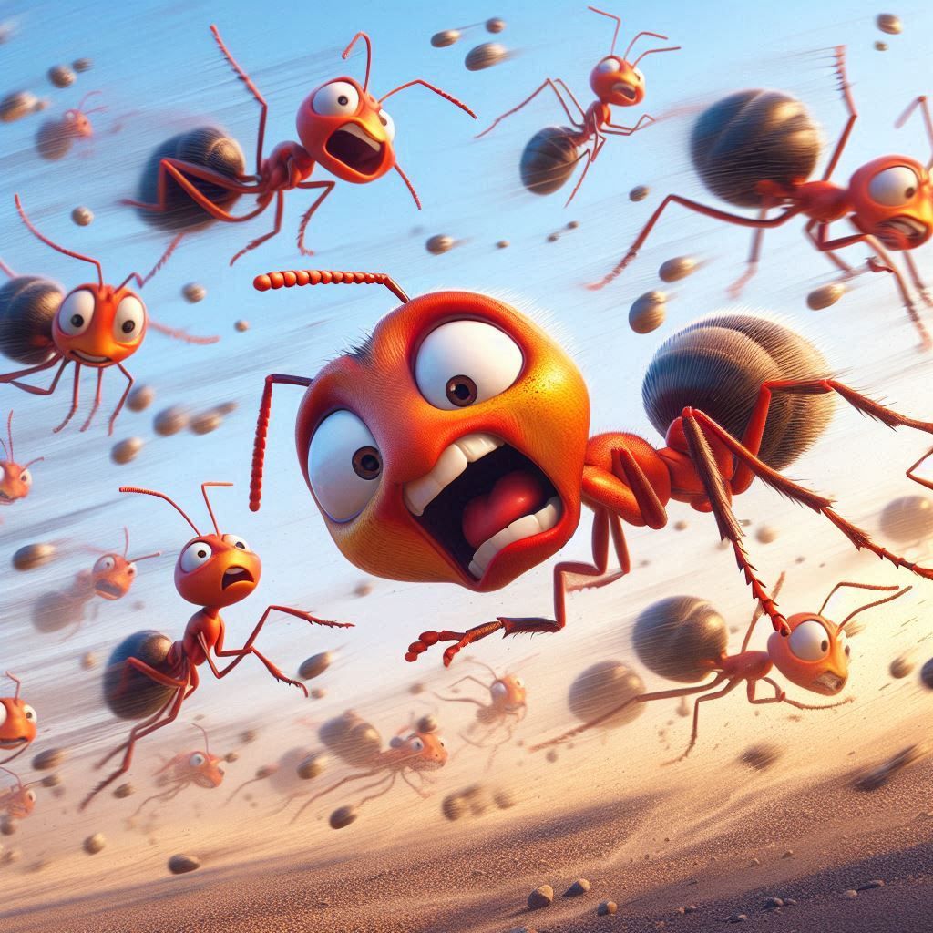 The Ants Are My Friends. They’re Blowin’ In The Wind.