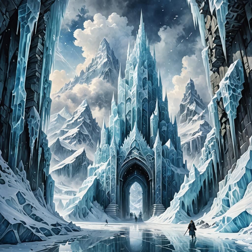 Into the ice kingdom  by @Plats