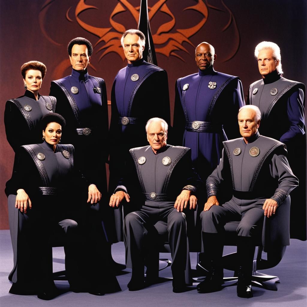 This isn't the Babylon 5 grey council AI Generated Artwork