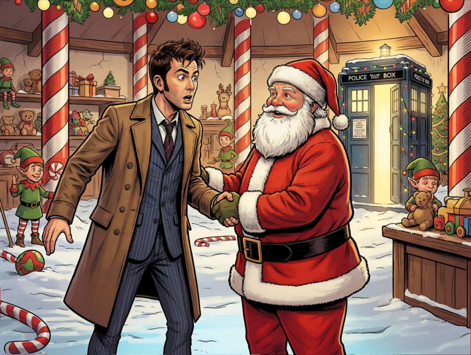 When Santa needs the Doctor's help...