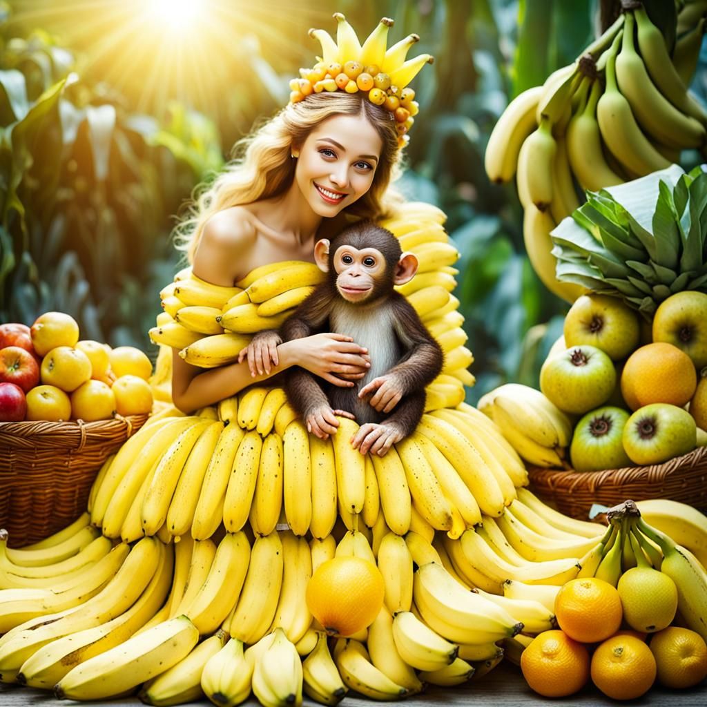 Miss Banana - AI Generated Artwork - NightCafe Creator
