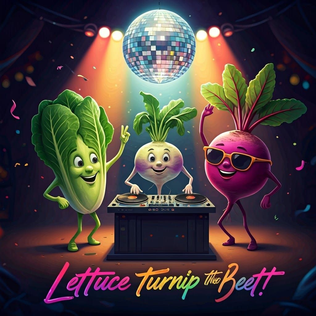 Lettuce Turnip the Beet  by @Funky
