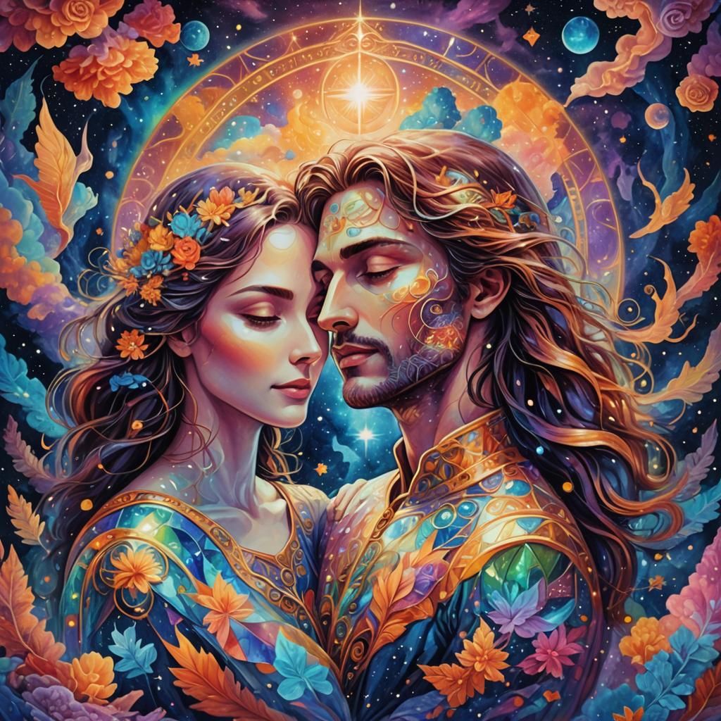 man and woman, dream within a dream, love and tenderness, ha...