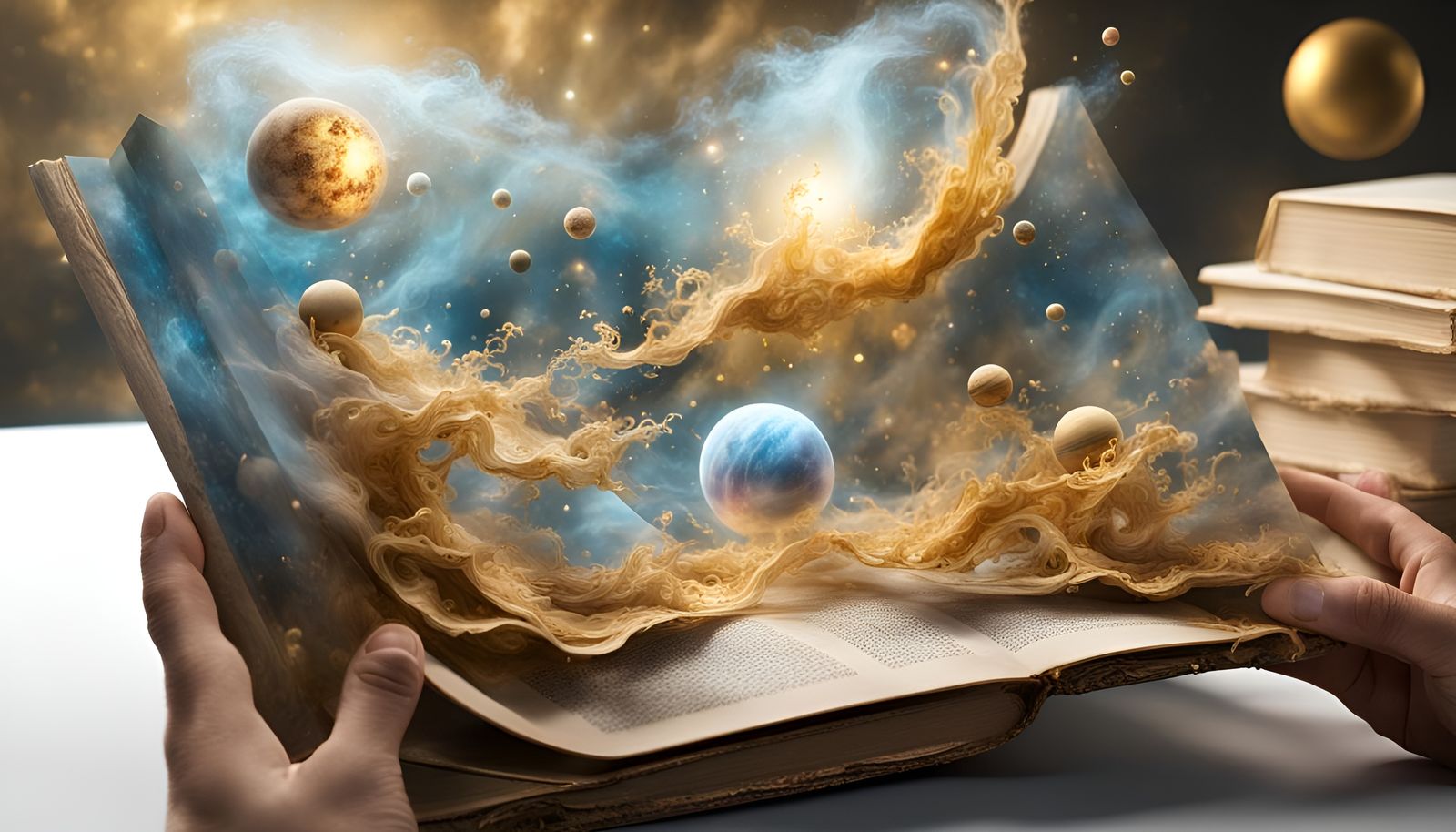 O heaven! that one might read the book of fate, and see the revolution of the times.
William Shakespeare ...  by @Le RoyFol