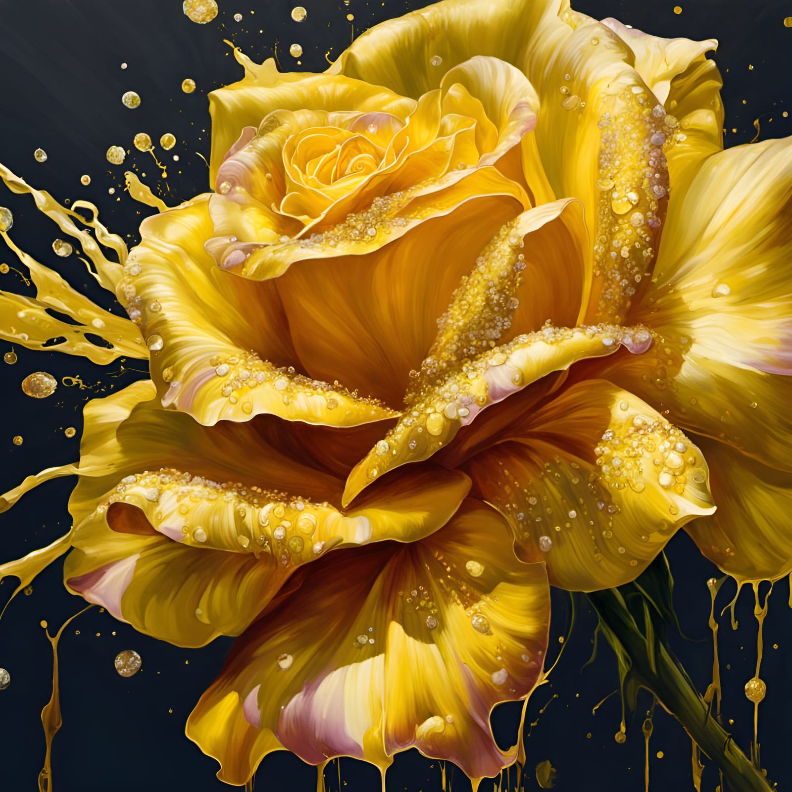 Yellow Rose Beauty.  by @Masterplayer