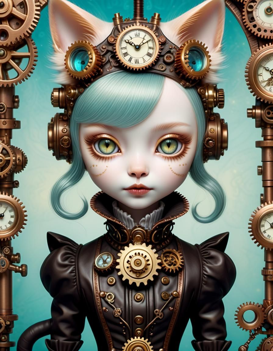 Steampunk Kitten