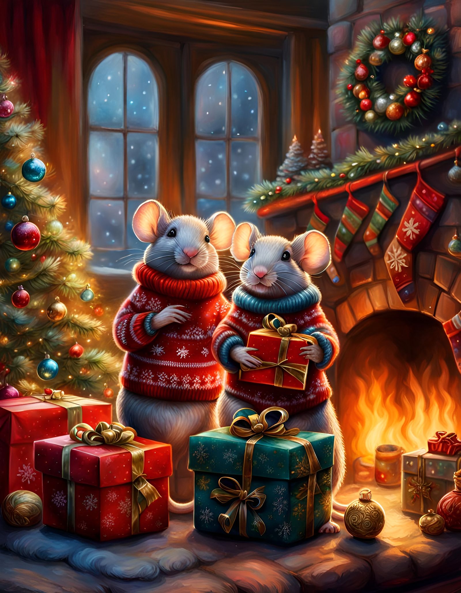 A Cozy First Christmas Together   by @Saturn