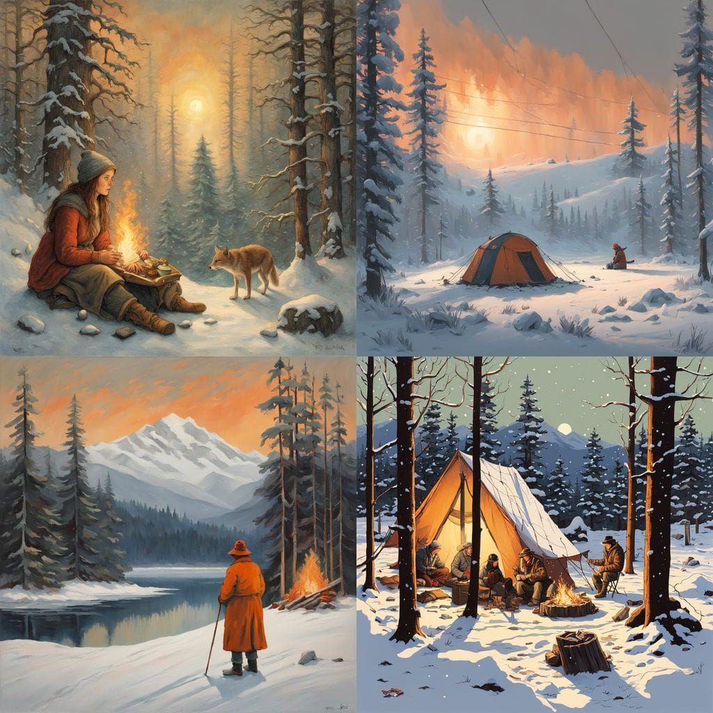 Winter camping