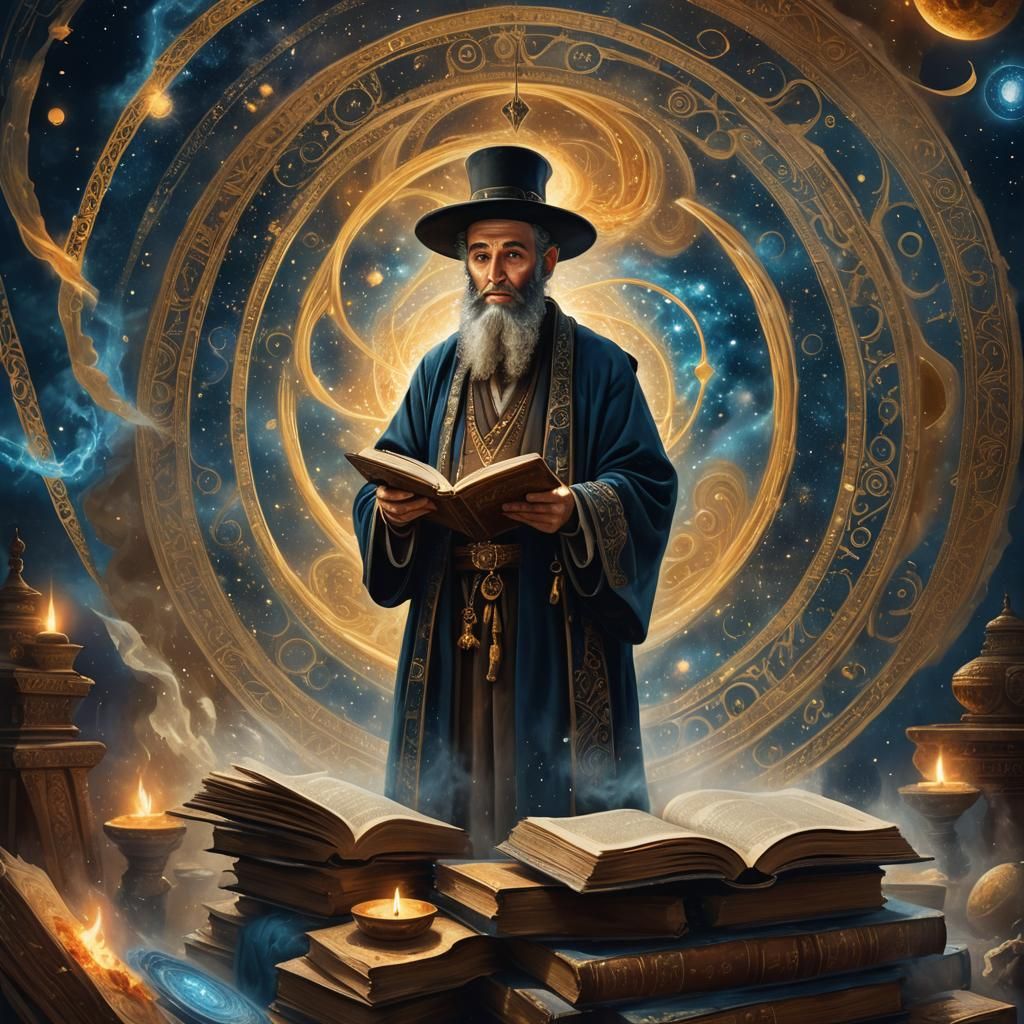 Mystical Chasidic Jew Concept Art