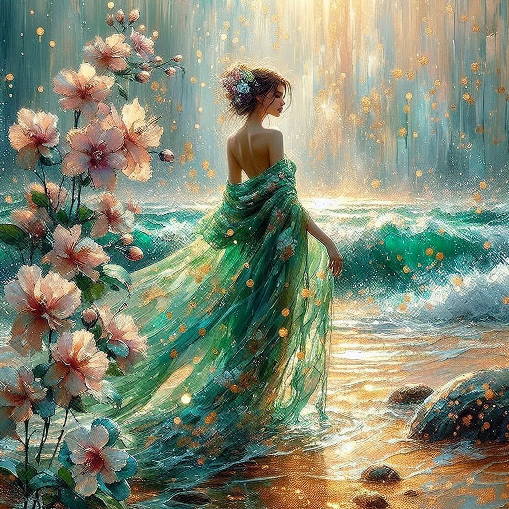 Golden Waters sprinkles of the Nymph