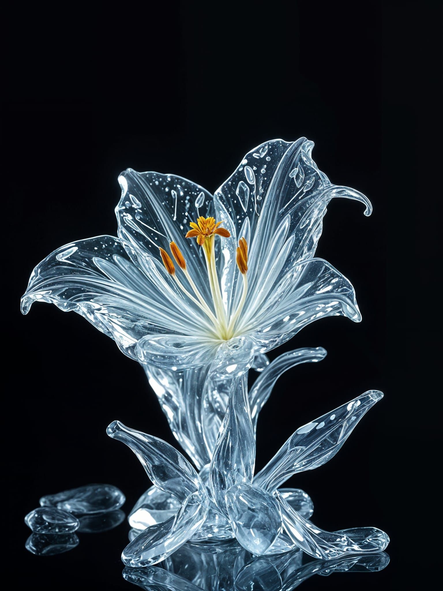 Ice Lily   by @LoscoFiguro