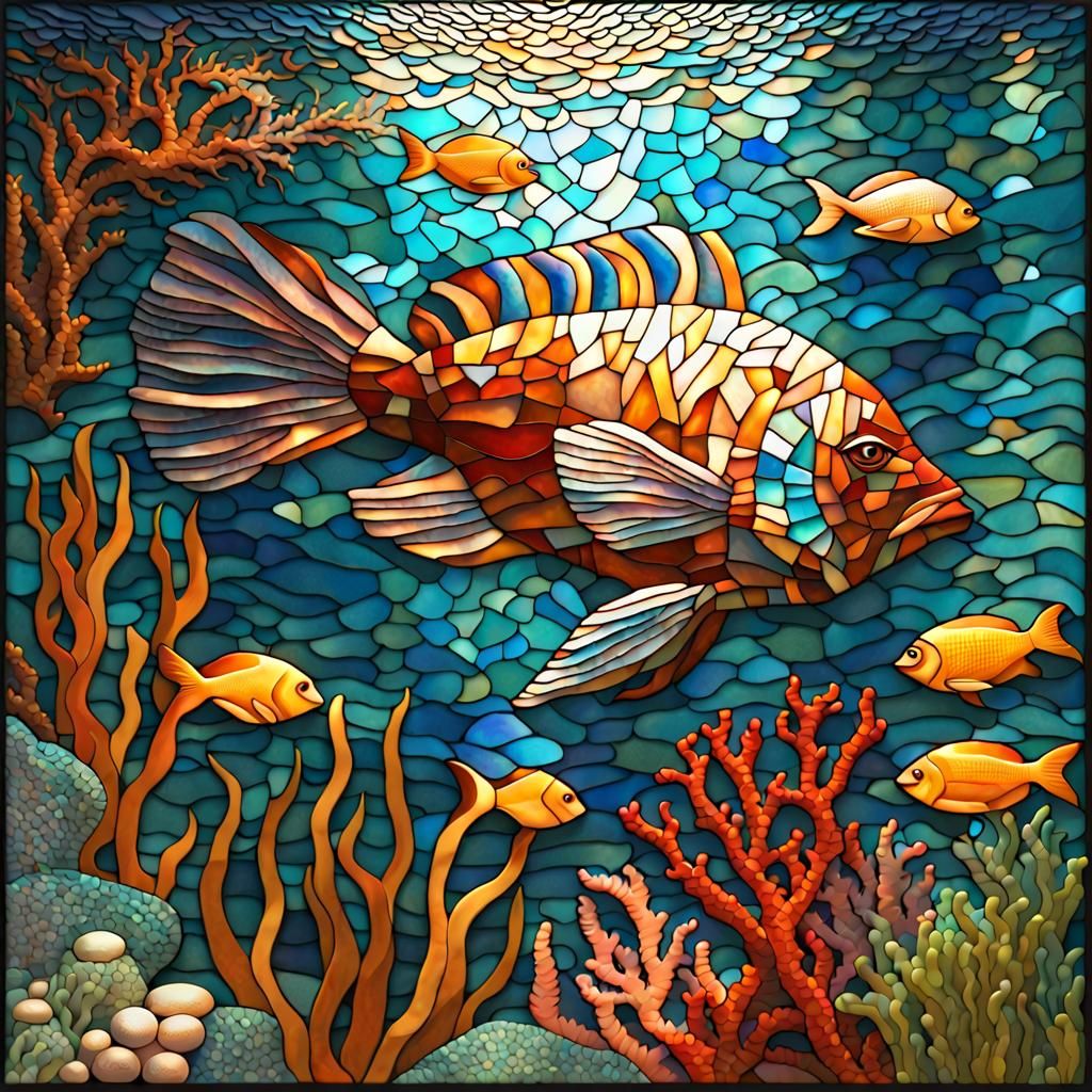 In the depths of the sea